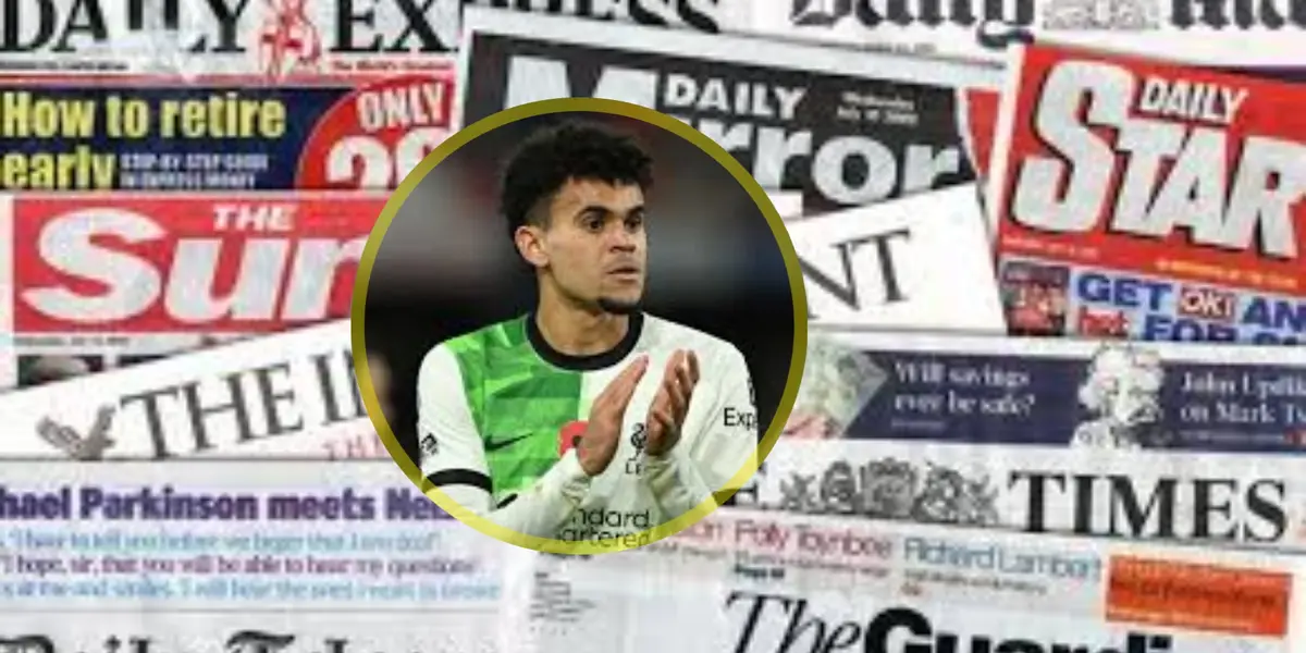 Previo Liverpool vs Bournemouth lo que dice prensa inglesa del crack Luis Diaz.