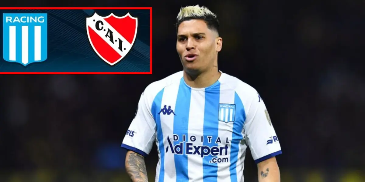 Previo Racing vs Independiente, la peor noticia de Juanfer Quintero en Argentina