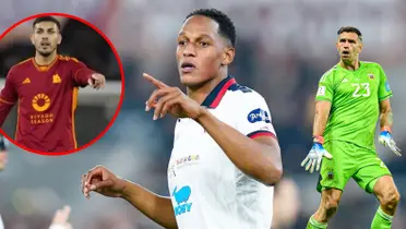 Primero fue Dibu Martínez y ahora el gesto de Paredes para humillar a Yerry Mina