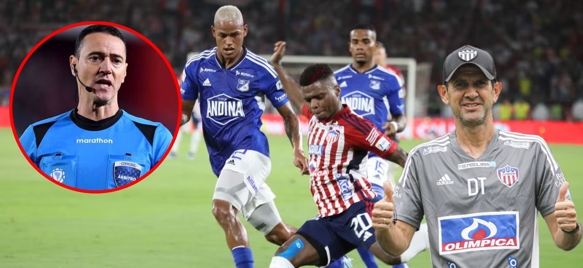 Que le den el título a Junior y chao Millonarios, la ayuda que recibió de Roldán