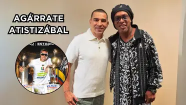 Quieren superar el récord de Aristigol. Foto de Aristizábal tomada de Gol Caracol y Dayro de Twitter Once Caldas.