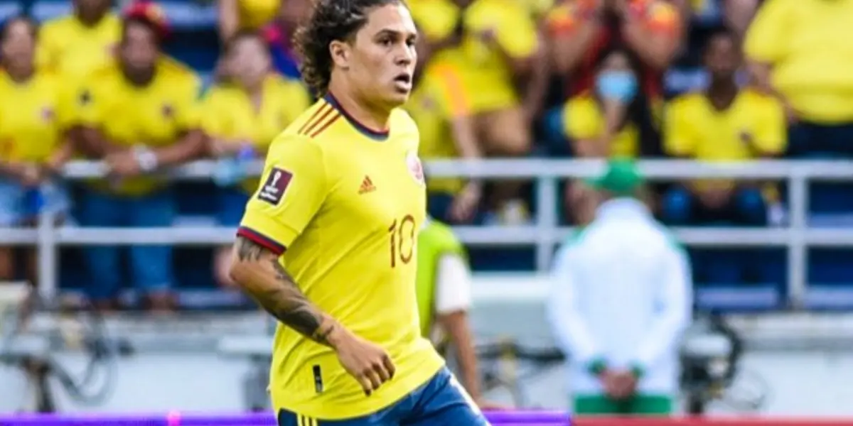 Quintero con la dorsal “10” de la Selección Colombia no ha dado la talla. 