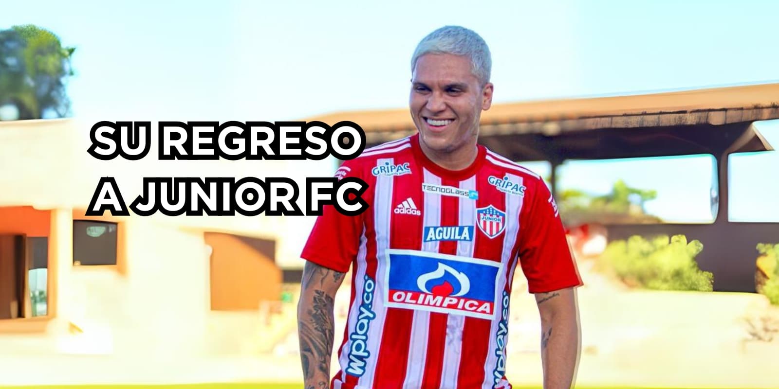 Quintero mandó un mensaje sobre Junior FC. Foto de Quintero tomada de Twitter @JuniorClubSA.