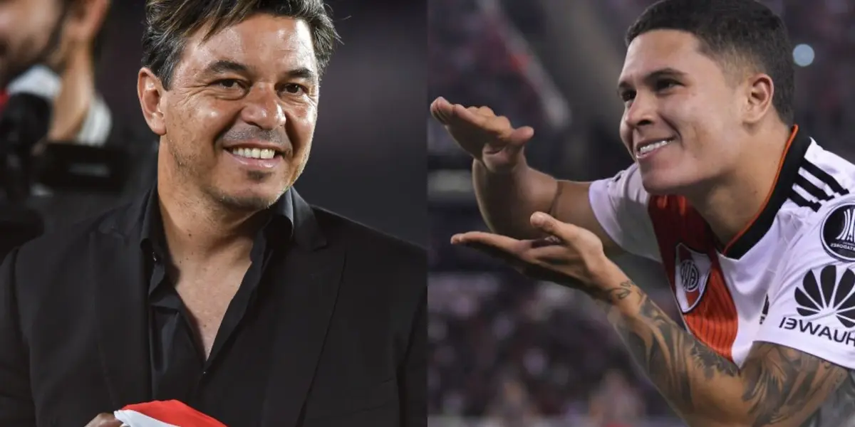 Quintero volvió a anotar un gol en China en las últimas horas y de esta manera le reiteró a Marcelo Gallardo que anda bien físicamente para su eventual regreso al River Plate; su gol es un claro ejemplo.