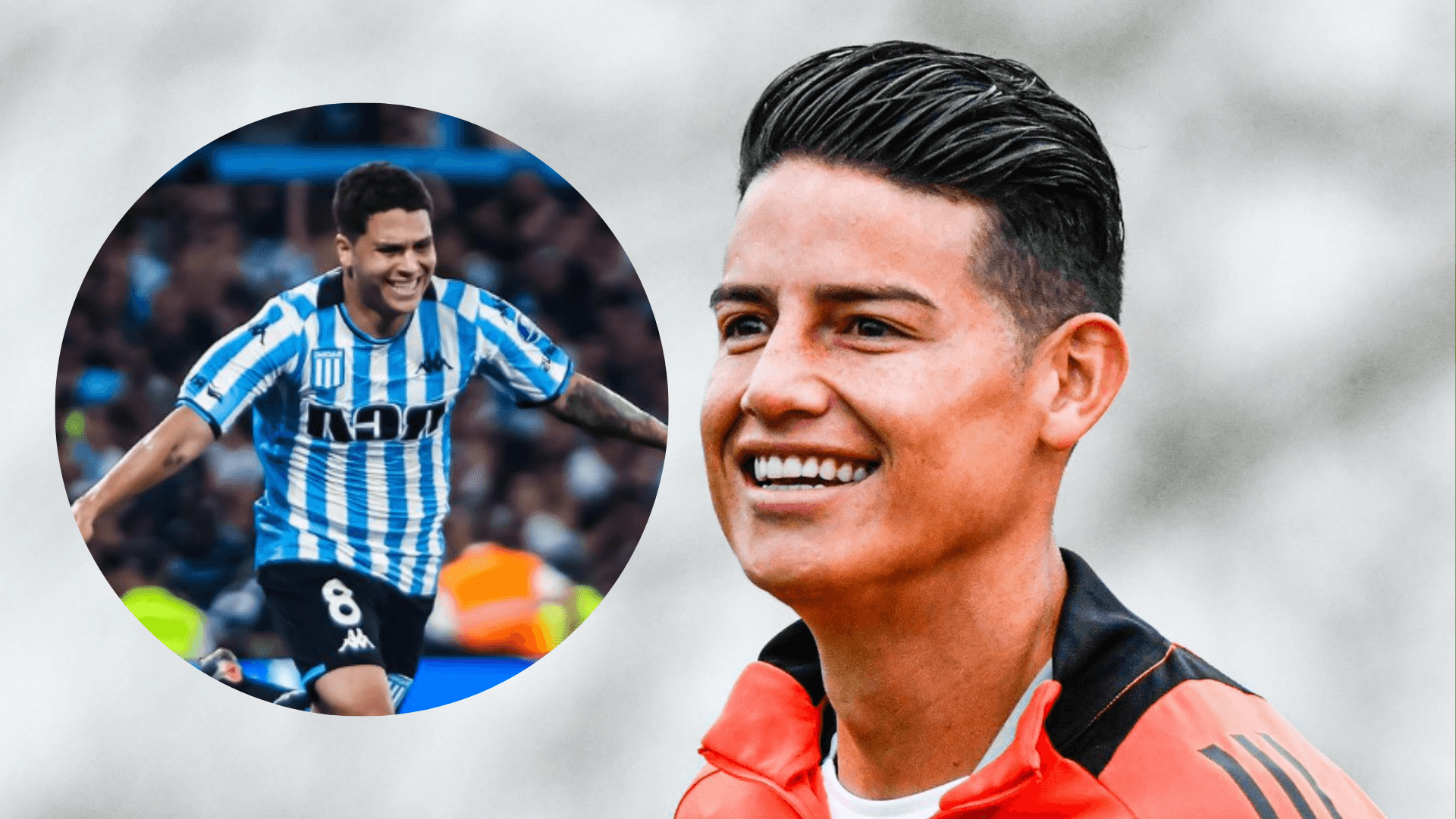 Quintero y James Rodríguez. Foto: redes de Quintero y James Rodríguez.