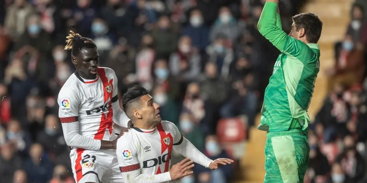 Radamel Falcao anda muy mal en España y se confirmó una grave estadística contra el Real Madrid.