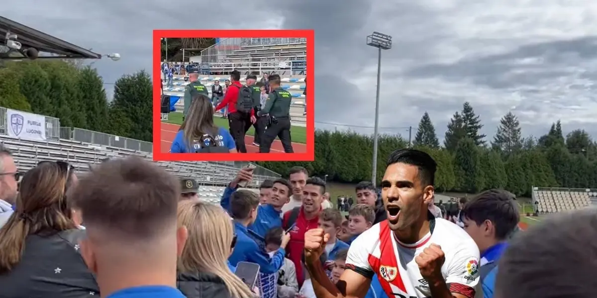 Radamel Falcao causó sensaciones en España.