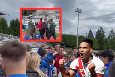 Radamel Falcao causó sensaciones en España.