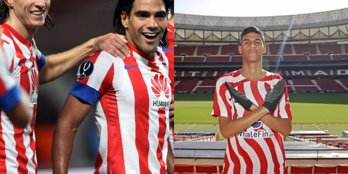 Radamel Falcao es considerado un ídolo en el Atlético de Madrid, allá tiene las puertas abiertas y el club recibió buenas noticias por el regreso de un gran hincha.