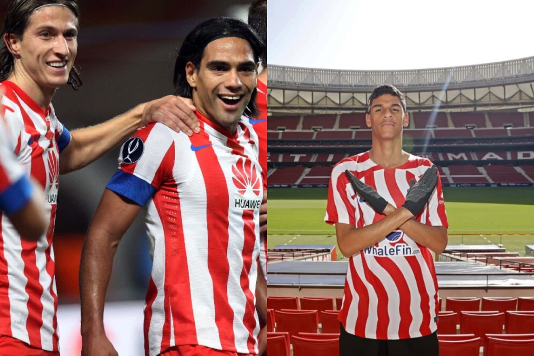 Radamel Falcao es considerado un ídolo en el Atlético de Madrid, allá tiene las puertas abiertas y el club recibió buenas noticias por el regreso de un gran hincha.