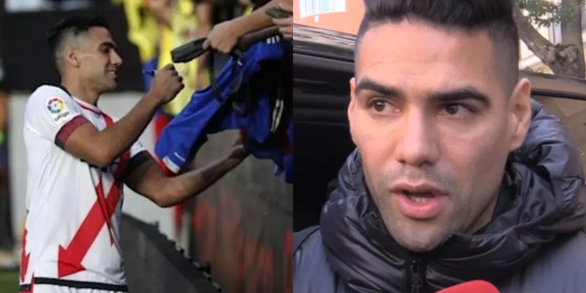 Radamel Falcao es el jugador que está causando emociones en Vallecas, los hinchas y la prensa de España lo reconocen. 