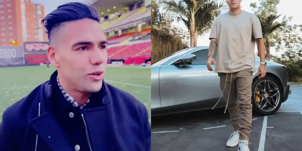 Radamel Falcao desde España le daría una lección de humildad a su paisano Juan Fernando Quintero.