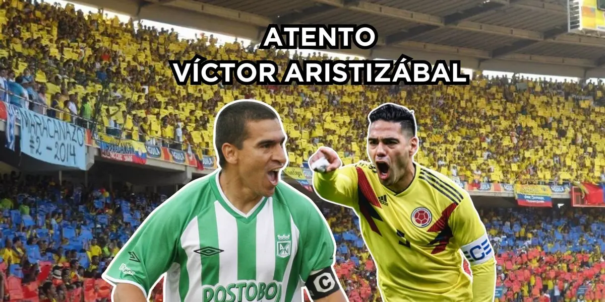 Radamel Falcao está a un paso de superar a Víctor Hugo Aristizábal en un importante récord.