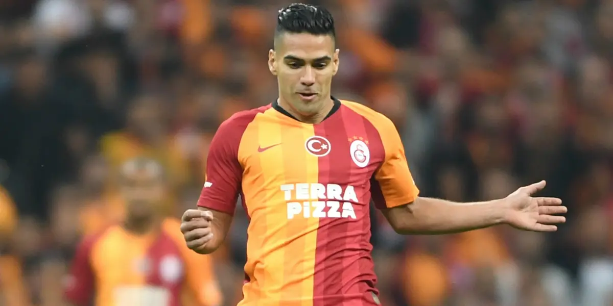 Radamel Falcao faltó sólo un partido y de dieron cuenta que en Galatasaray hace mucha falta