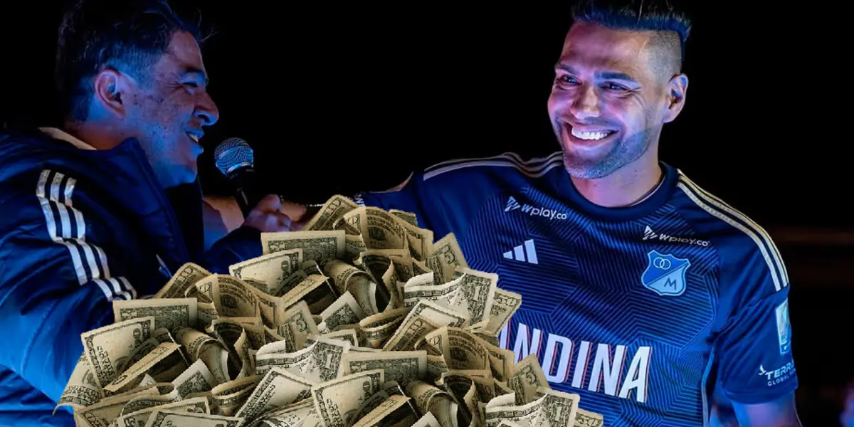 Radamel Falcao García Foto: Millonarios FC y Pexels