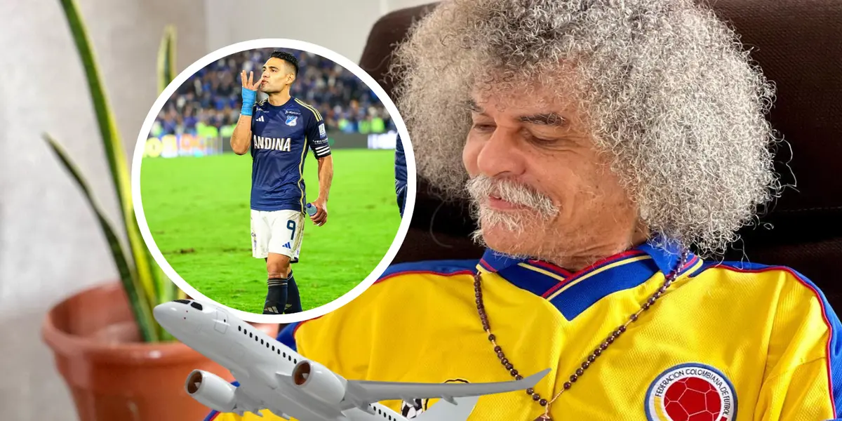 Radamel Falcao García y Carlos Valderrama Foto: Falcao, Pibe Valderrama y Pexels