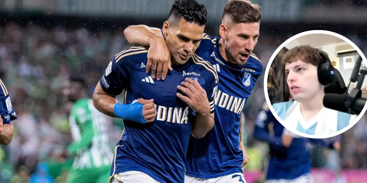 Radamel Falcao García y Davo Xeneize Foto: Falcao y Captura de X