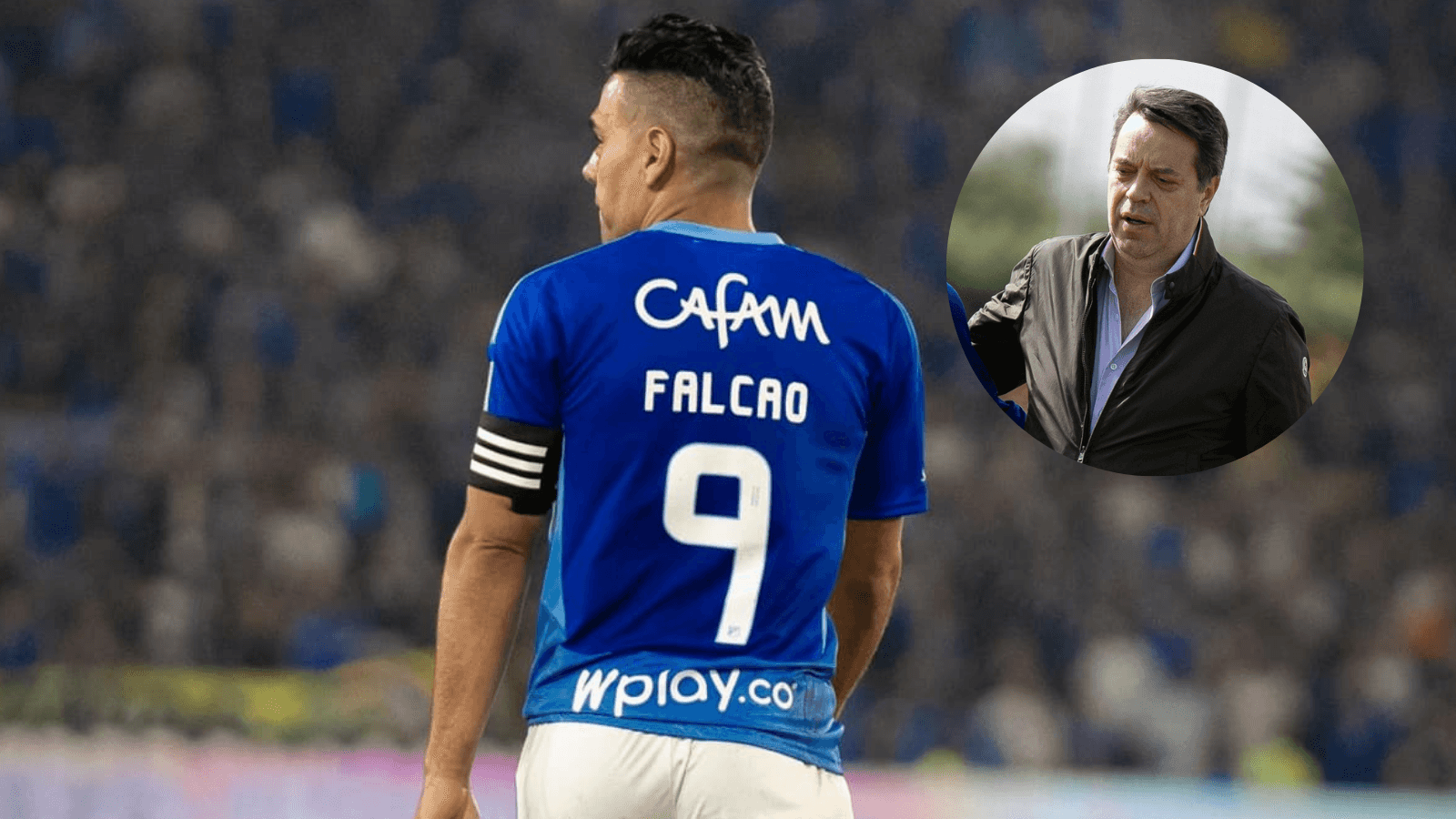 Radamel Falcao García y Gustavo Serpa Foto: Falcao y MFC