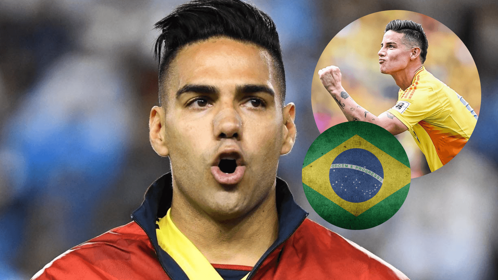 Radamel Falcao García y James Rodríguez Foto: Redes sociales de Falcao y James Rodríguez, Pexels