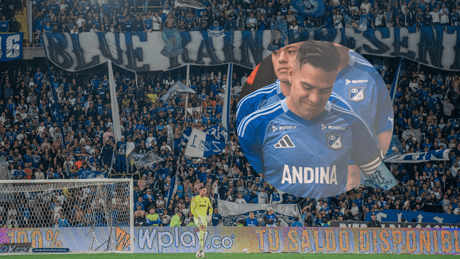 Radamel Falcao García y su gesto en el Clásico Capitalino que pocos vieron Foto: MFC