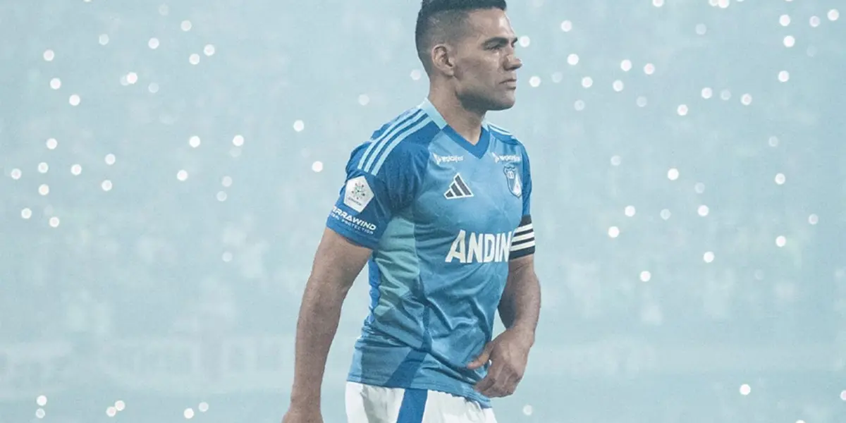 Radamel Falcao García y un guiño a su reciente paso por Millonarios Foto: Falcao
