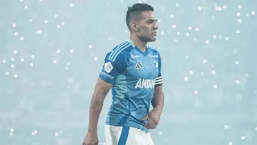 Radamel Falcao García y un guiño a su reciente paso por Millonarios Foto: Falcao