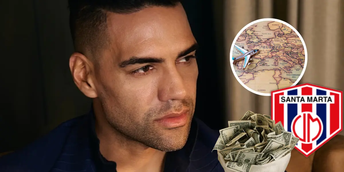 Radamel Falcao García y un nuevo destino en su carrera, es bastante particular Foto: Escudoteca, Falcao y Pexels