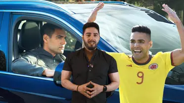 Radamel Falcao ha pasado de manejar un auto de lujo a uno más “económico”.