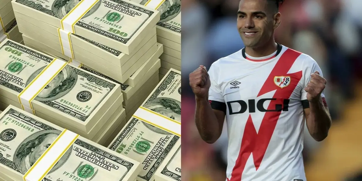 Radamel Falcao ha tenido que aceptar un sueldo inferior en España para poder seguir jugando en la élite de Europa.