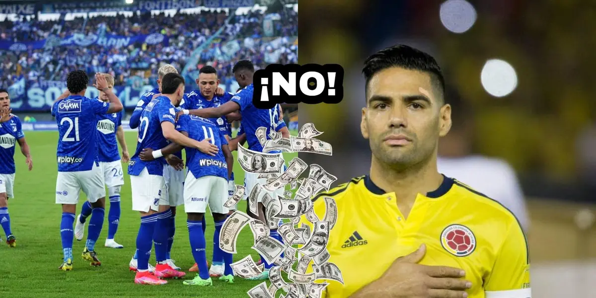 Radamel Falcao ilusionó a los hinchas de Millonarios FC pero ese fichaje es muy improbable por varios aspectos.
