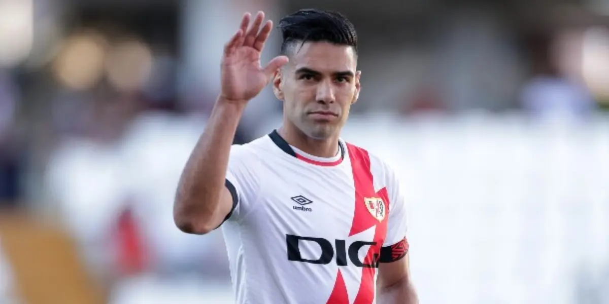 Radamel Falcao juega en el Rayo Vallecano desde el año 2021