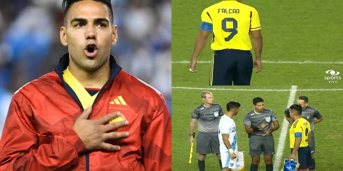 Radamel Falcao jugó en la Selección Colombia contra la Selección Guatemala y alcanzó una distinción individual muy importante.