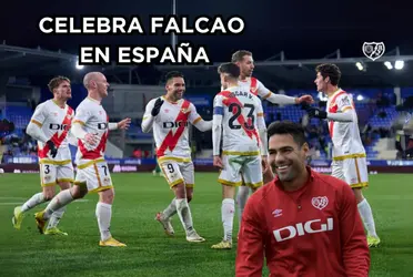   Radamel Falcao le mandó un mensaje a todo el Rayo Vallecano en España.