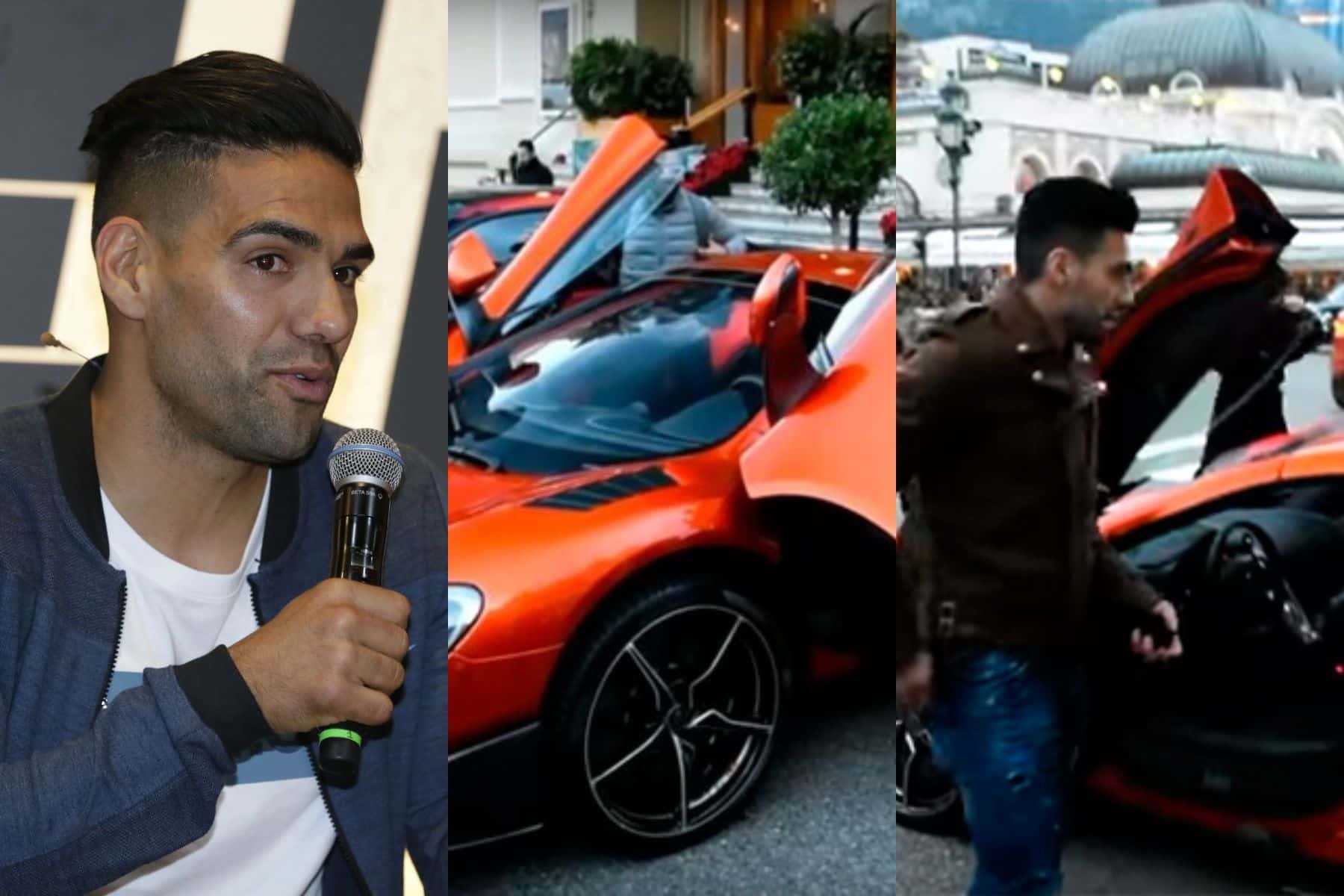 Radamel Falcao antes manejaba un superdeportivo de alto costo y de gran velocidad, El Tigre por estos días anda más relajado en temas de autos.