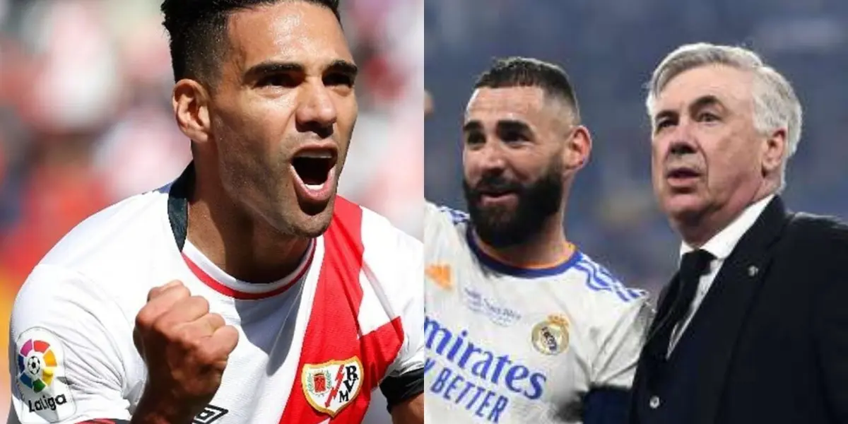Radamel Falcao recibió una buena noticia en el Rayo Vallecano, en la víspera del choque contra el Real Madrid.