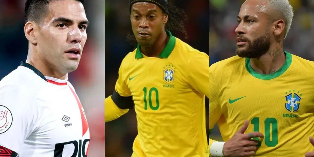 Radamel Falcao reveló cuál es el jugador de Brasil que admira y es su ídolo 