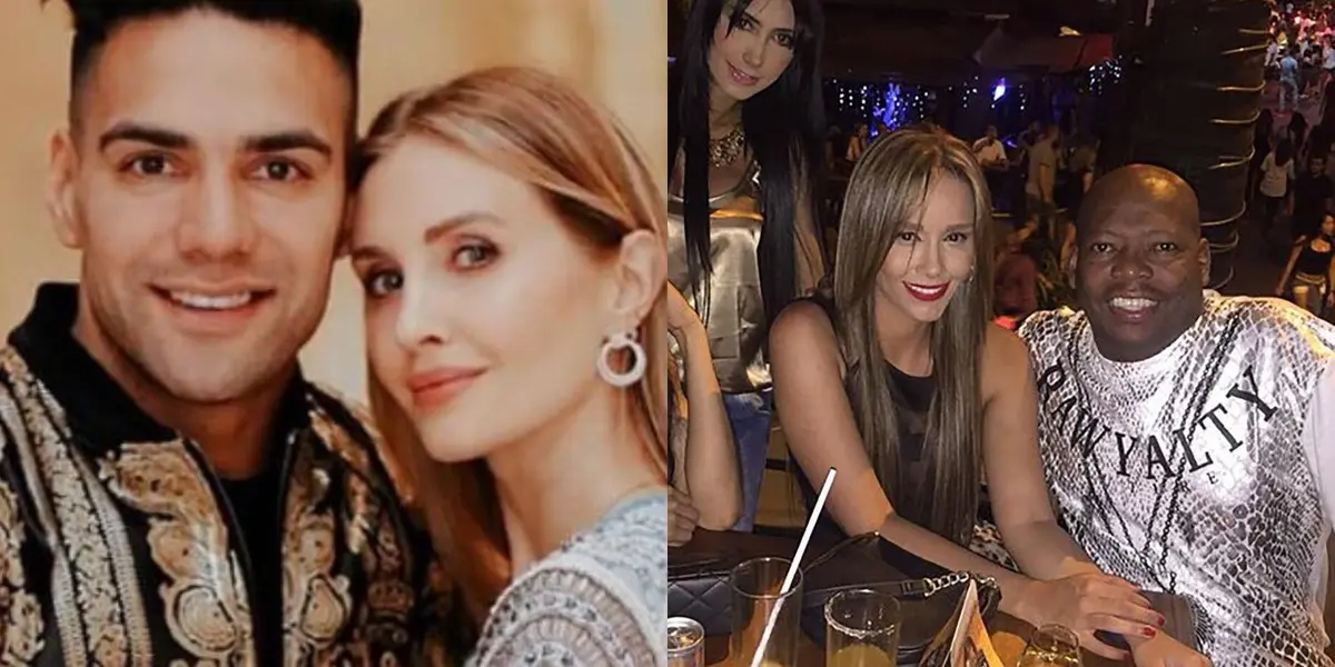 Radamel Falcao y Faustino Asprilla en temas de pareja son polos opuestos, están muy equidistantes el uno del otro al momento de manejarse con las damas.