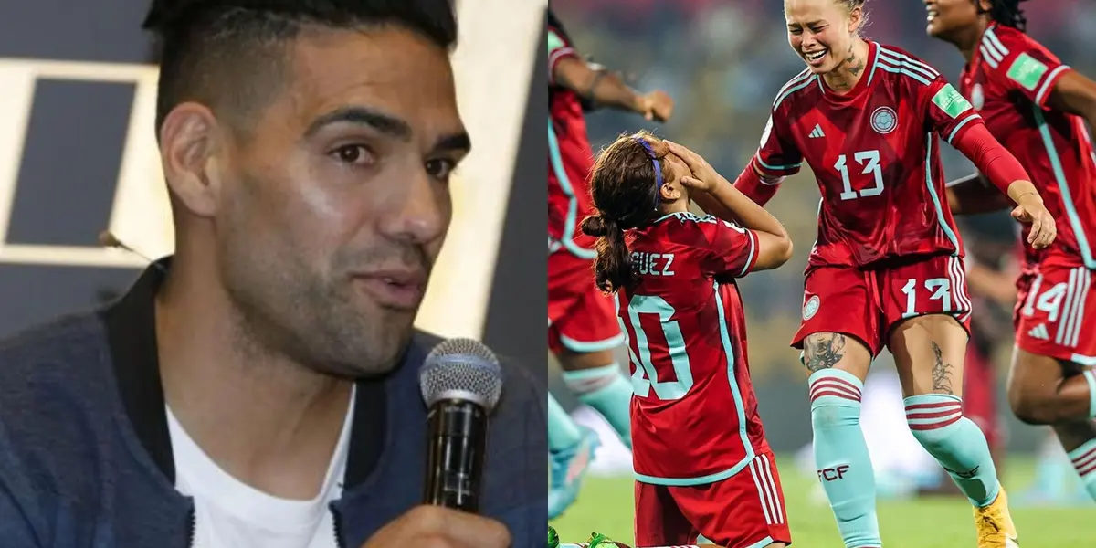 Radmael Falcao tuvo un emotivo mensaje con la Selección Colombia Femenina Sub-17.