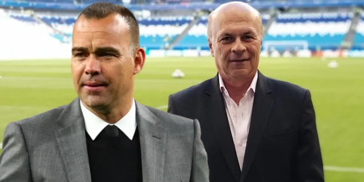 Rafael Dudamel, al lado Carlos Antonio Vélez.