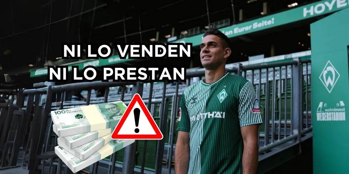 Rafael Santos Borré es noticia en el Werder Bremen de Alemania.