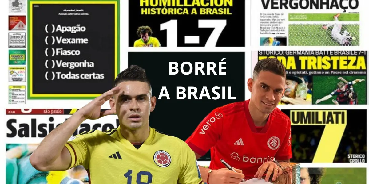 Rafael Santos Borré fue fichado por el Internacional de Brasil.