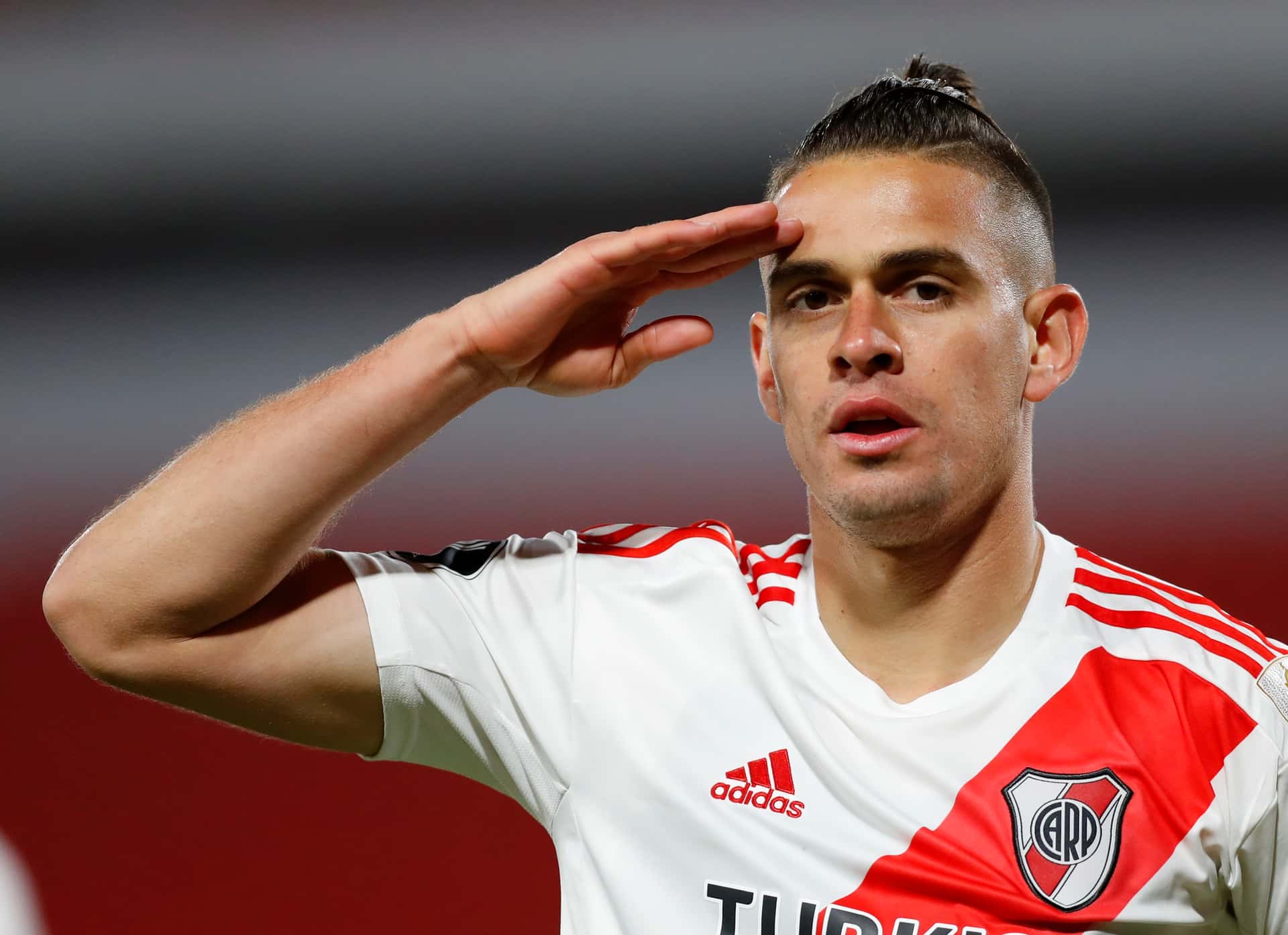Rafael Santos Borré incrementó considerablemente su valor desde que llegó a River Plate.