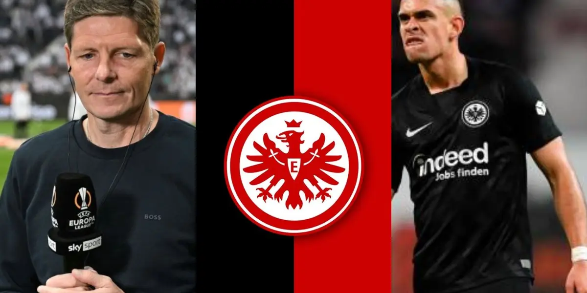 Rafael Santos Borré no la pasa nada bien en el Eintracht Frankfurt de Alemania.