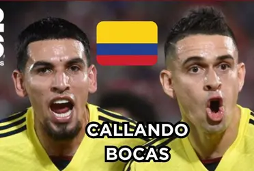 Rafael Santos Borré le dio la victoria a Colombia contra Paraguay.