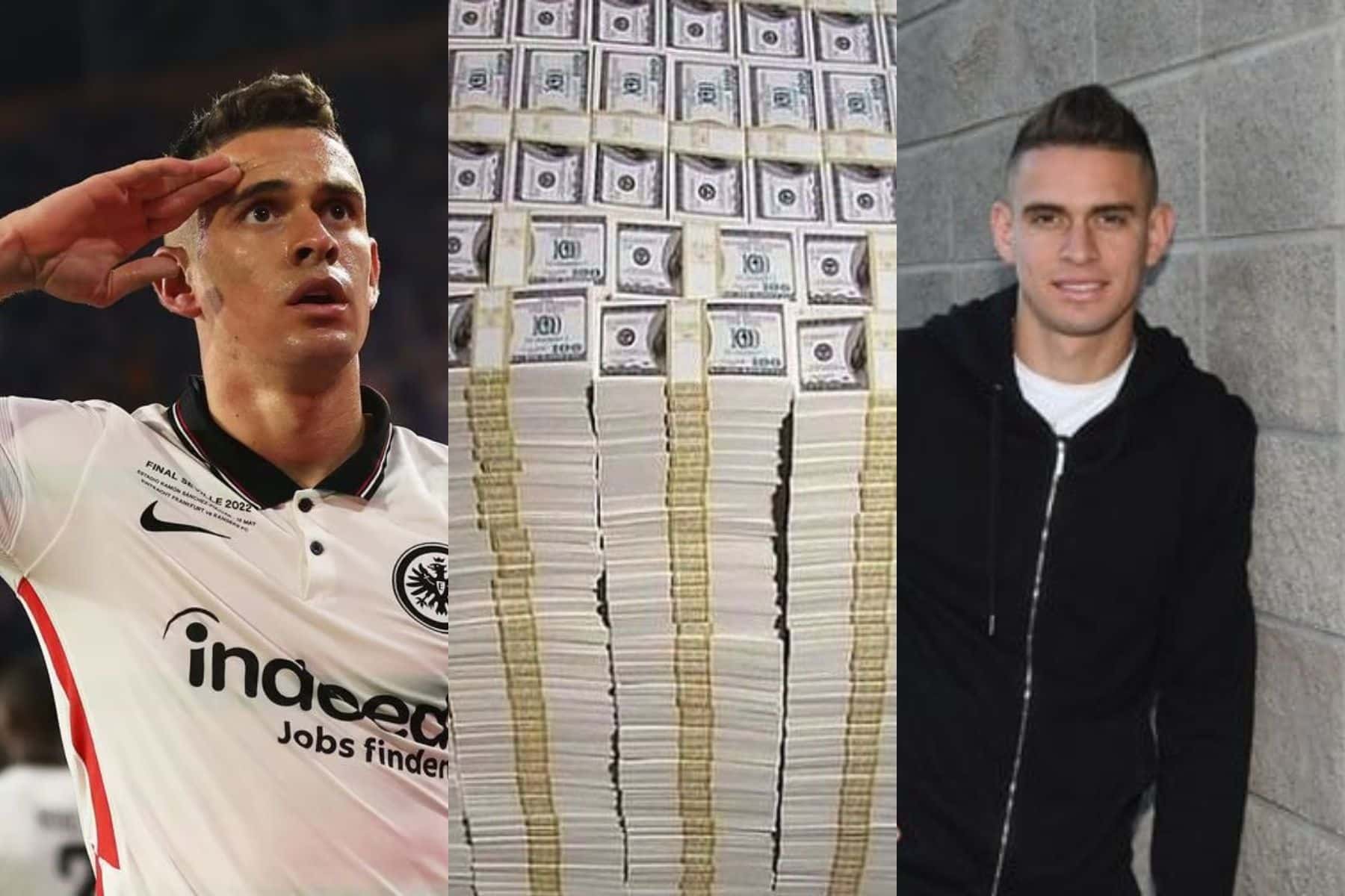 Rafael Santos Borré podría salir del Eintracht Frankfurt de Alemania.