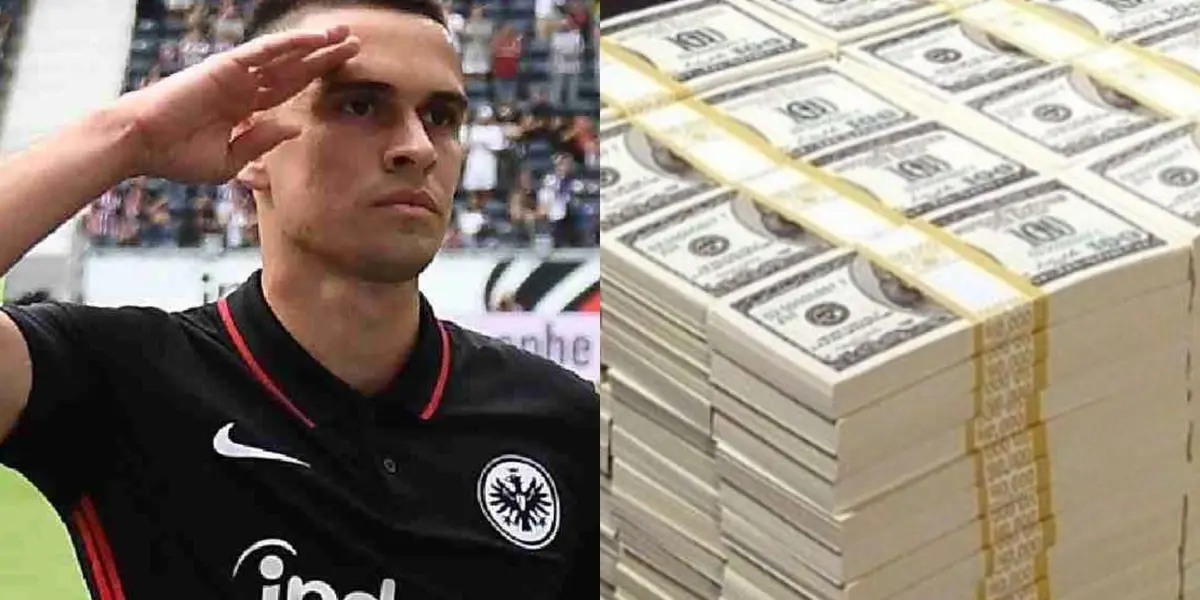 Rafael Santos Borré podría salir del Eintracht Frankfurt de Alemania y en dos poderosas ligas estarían dispuestos a pagar su costo de traspaso.