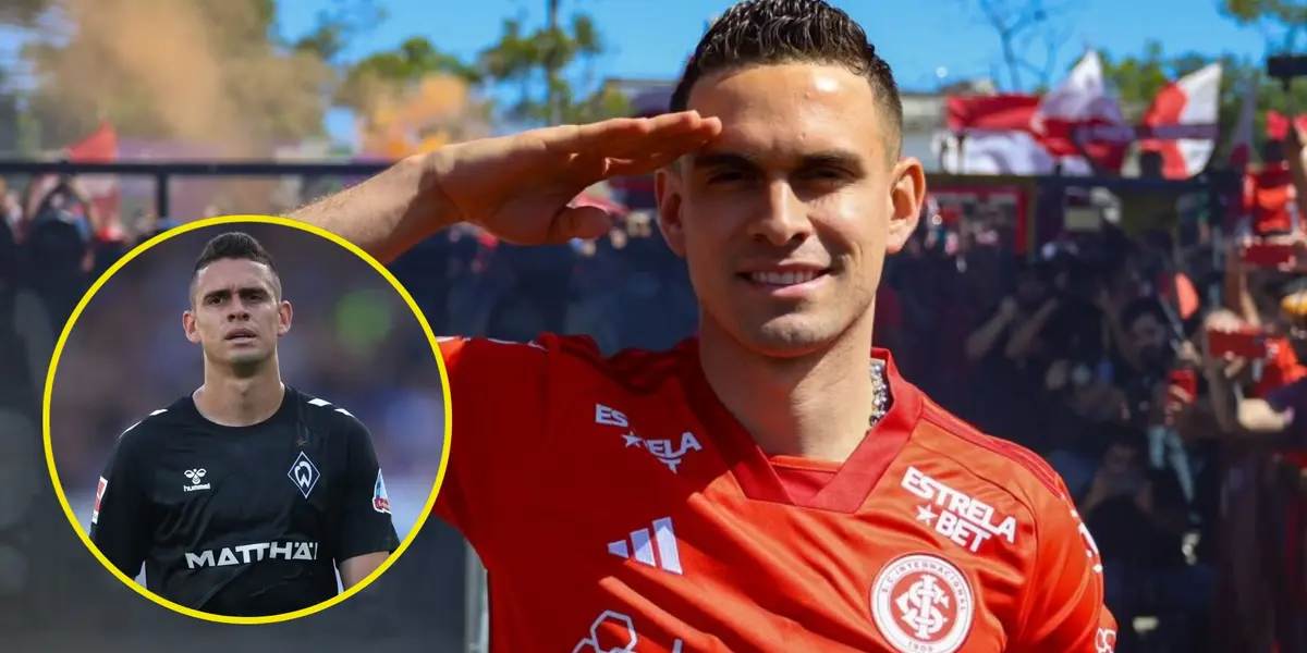 Rafael Santos Borré regresó a Sudamerica tras su paso por Alemania (Foto tomada de Noticias Caracol, El País)