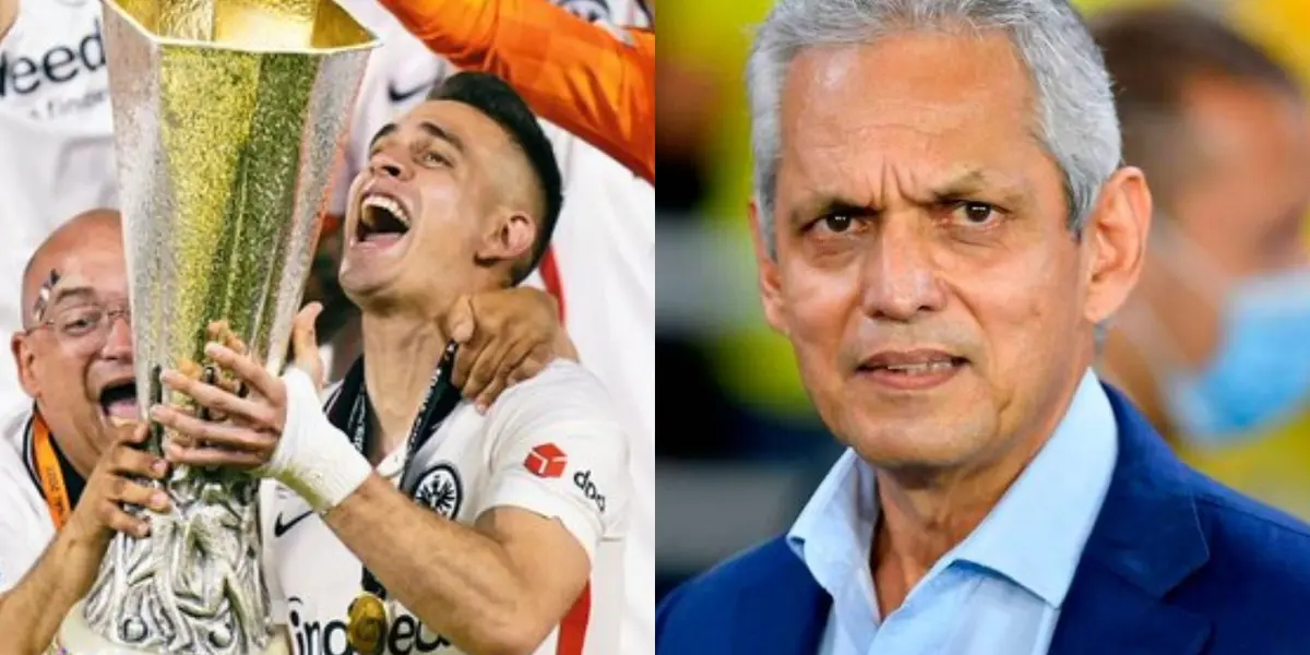 Rafael Santos Borré se coronó campeón de la Europa League y en las redes sociales se han hecho virales duros mensajes contra Reinaldo Rueda.
