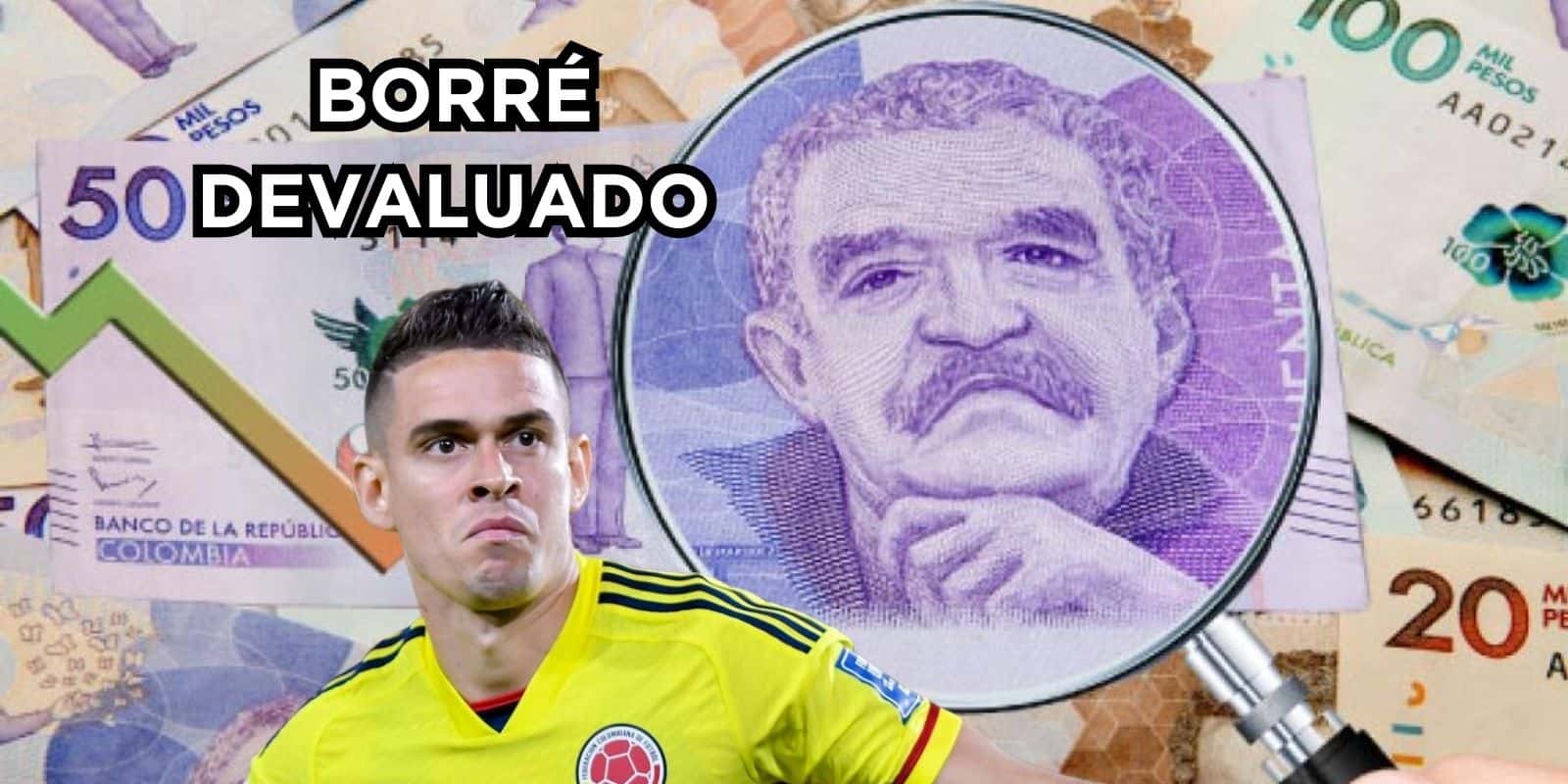 Rafael Santos Borré se ha devaluado en precios de mercado.