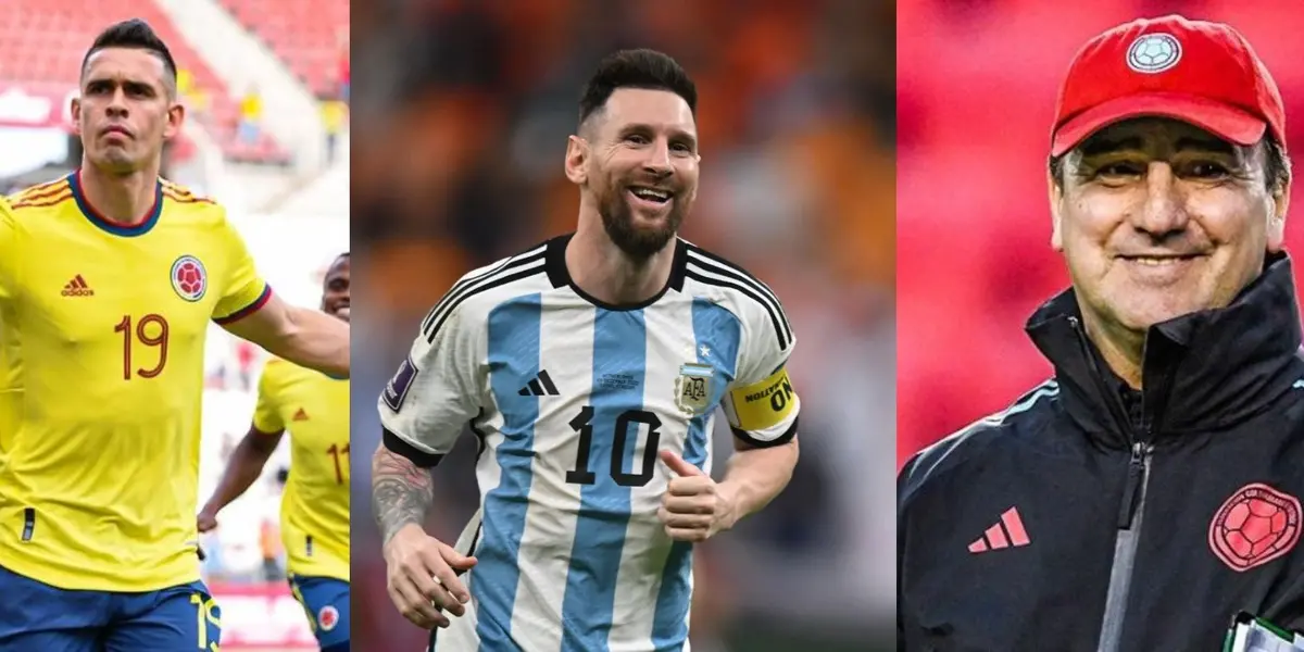 Rafael Santos Borré sorprendió con un tremendo golazo ante Japón